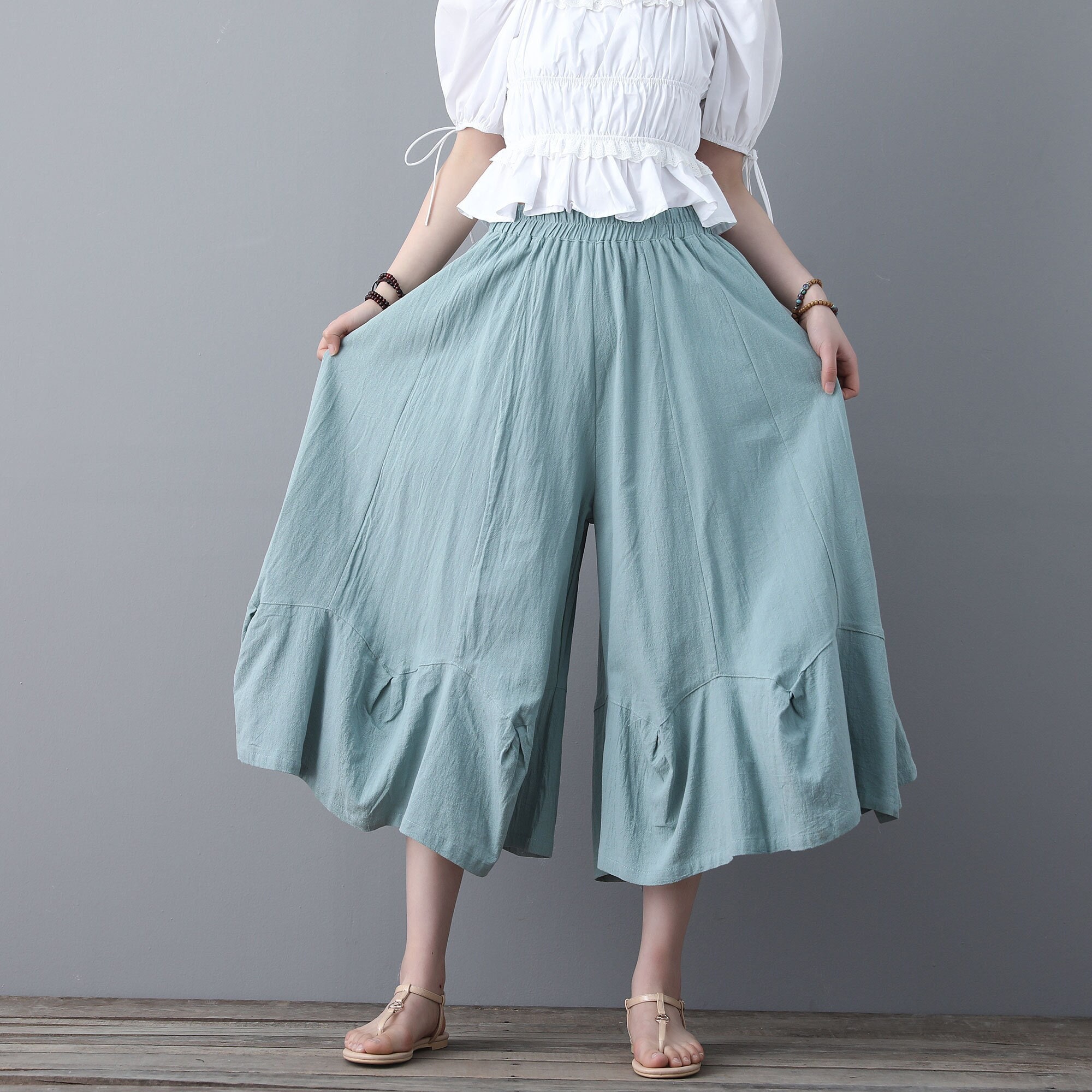 Tulle skirt with jersey lining and elastic waistband - Beige