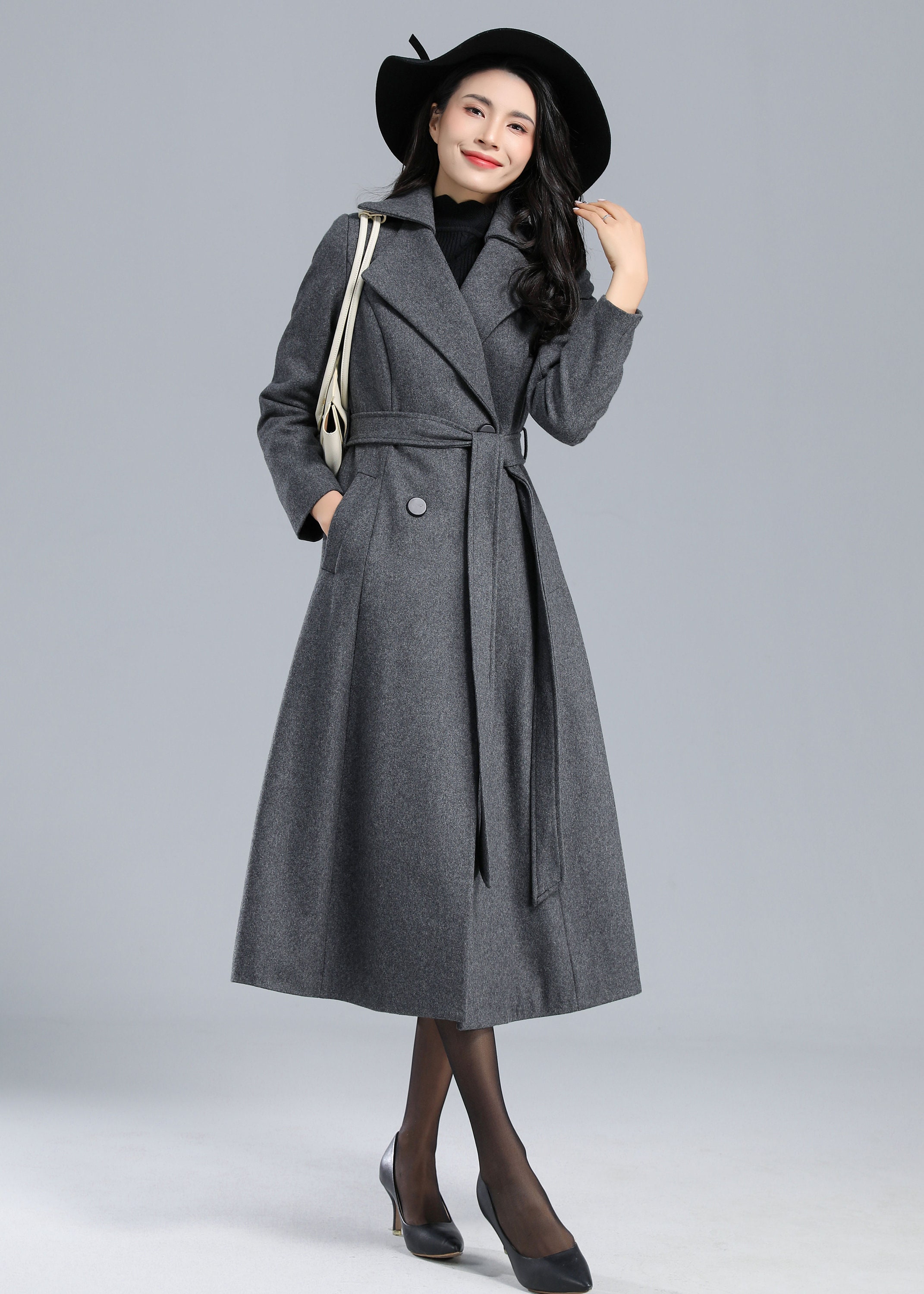 ジャケット・アウター epine volume wool tailored coat gray ジャケット・アウター epine volume wool tailored coat volume