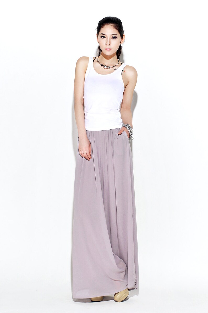 palazzo pants with long coat