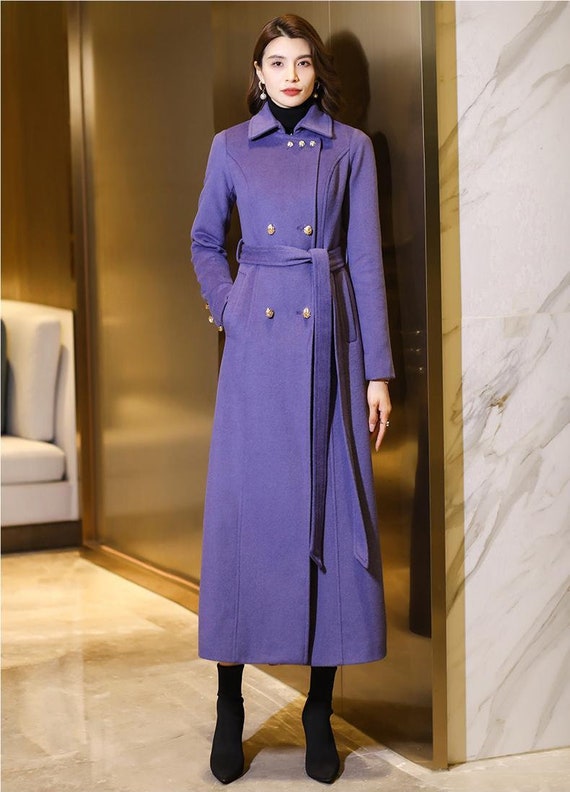 Purple swing coat store