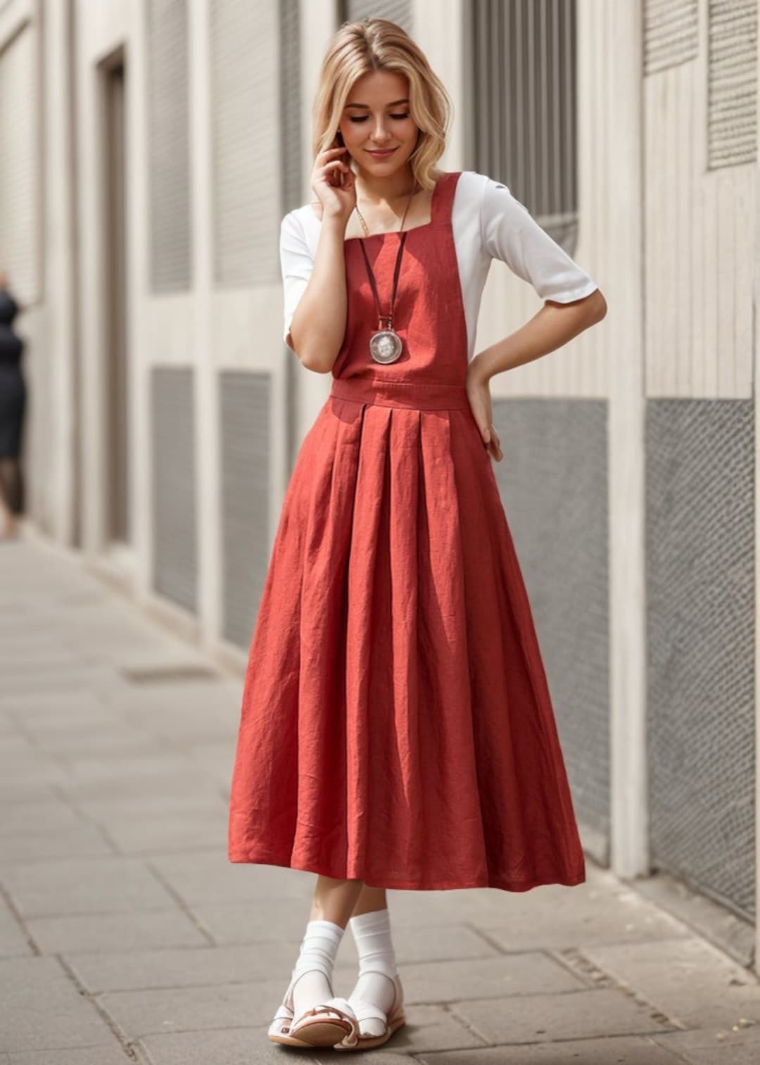 APOLINA 　IDA pinfore Dress 5-7y APOLINA IDA pinfore Dress 5-7y APOLINA IDA pinfore Dress 5