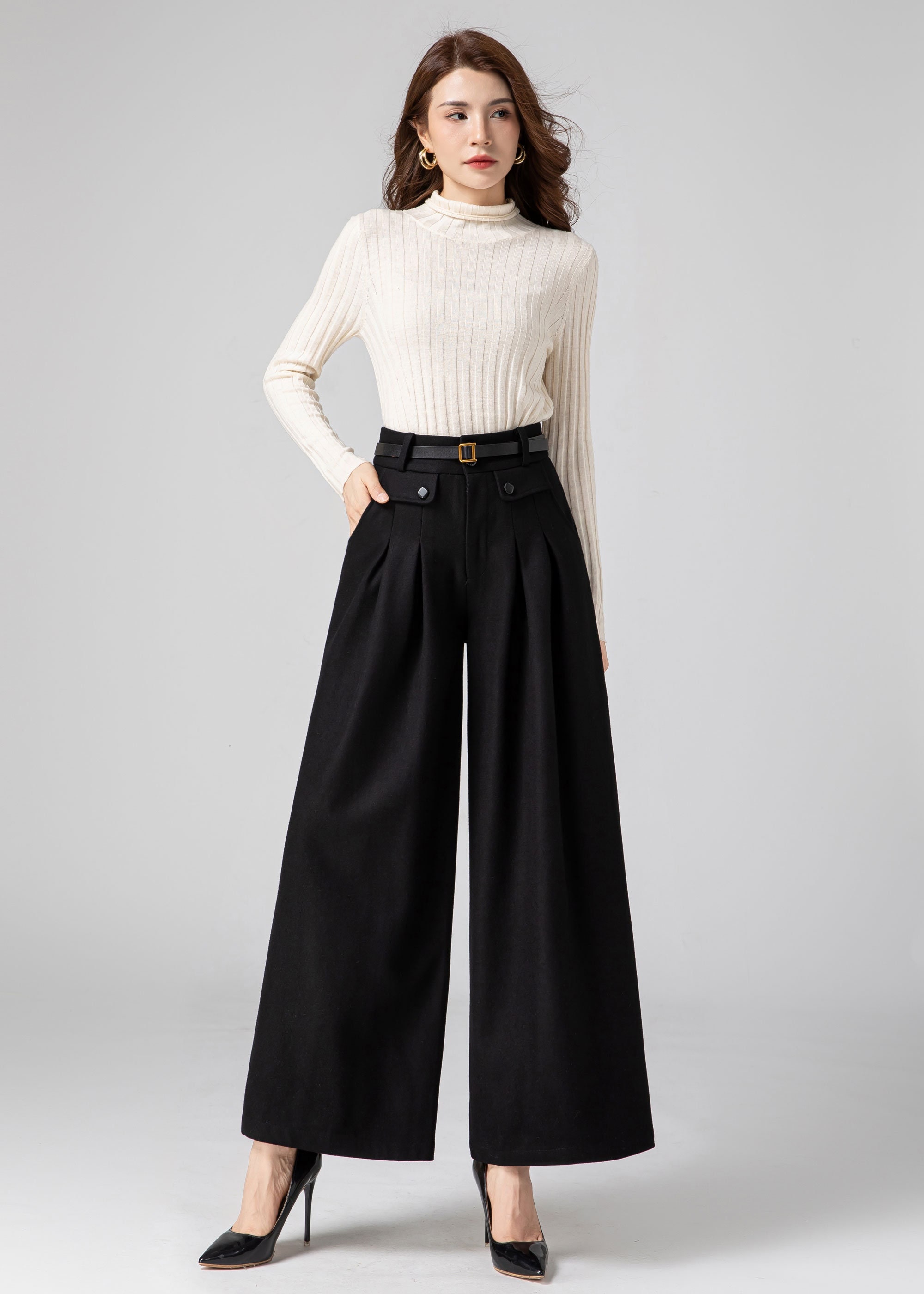 パンツ TWIN SET Wool pants Black Givenchy | Tailored black pants in wool | Savannahs