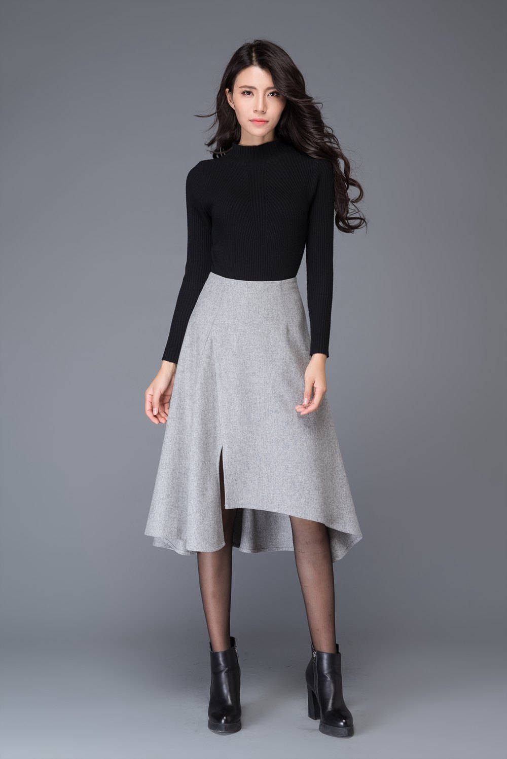 L'Appartement Wool Asymmetry Skirt 【公式通販】