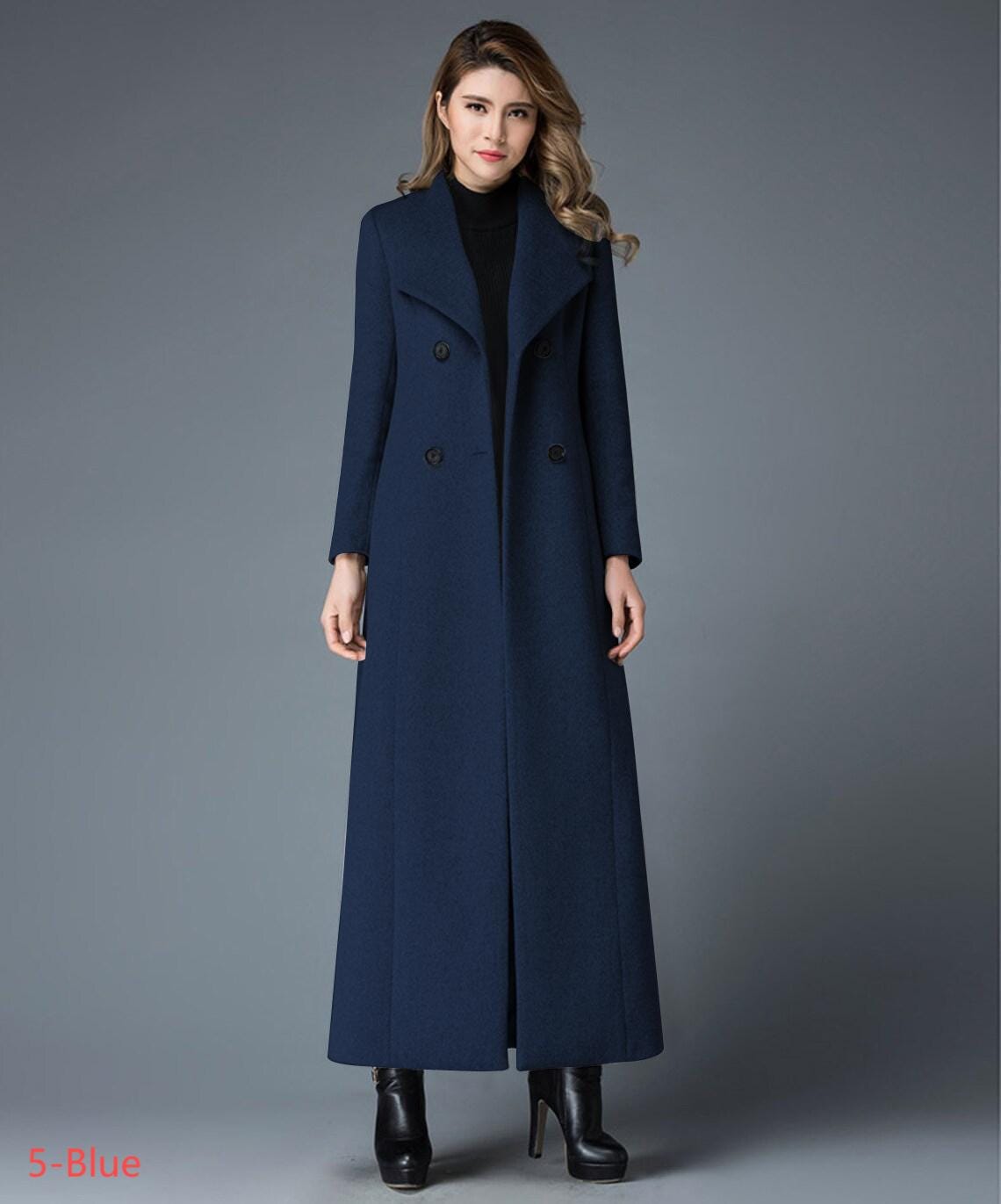 DOUBLE WOOL LONG COAT ブラウン ウール s-l1200.jpg