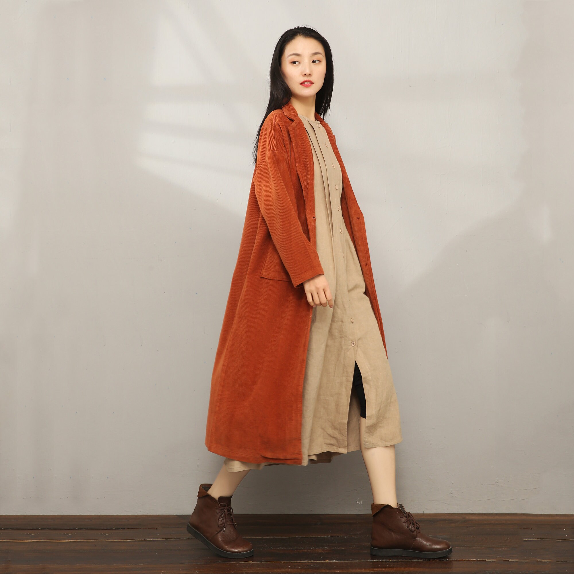 Oversized Corduroy-Dyed Jacket main image 1
