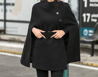 URBANDTYPE ブラックウールコート ウール混コート - ブラック | ZARA Japan / 日本
