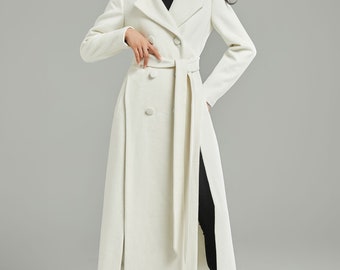 ★ADAUL★ Wool long wide muffler white Designer fashion, Seoul-fully created | W Concept