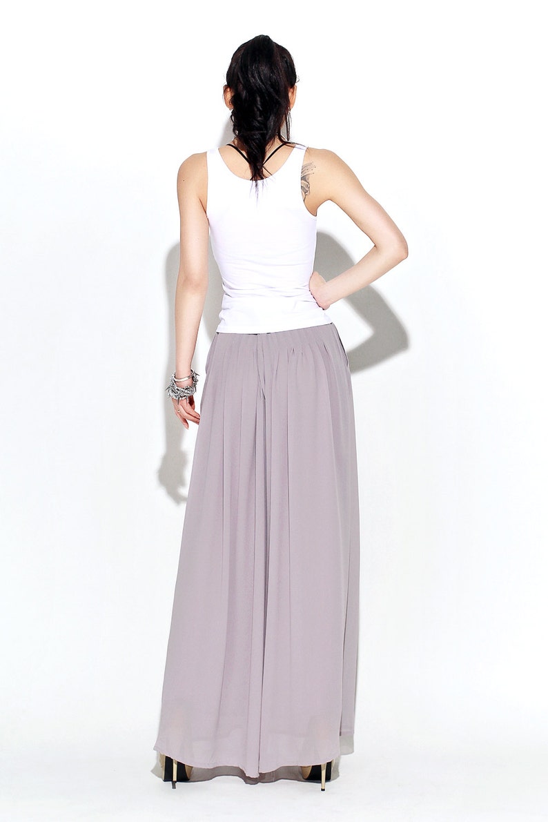 chiffon palazzo pants and top