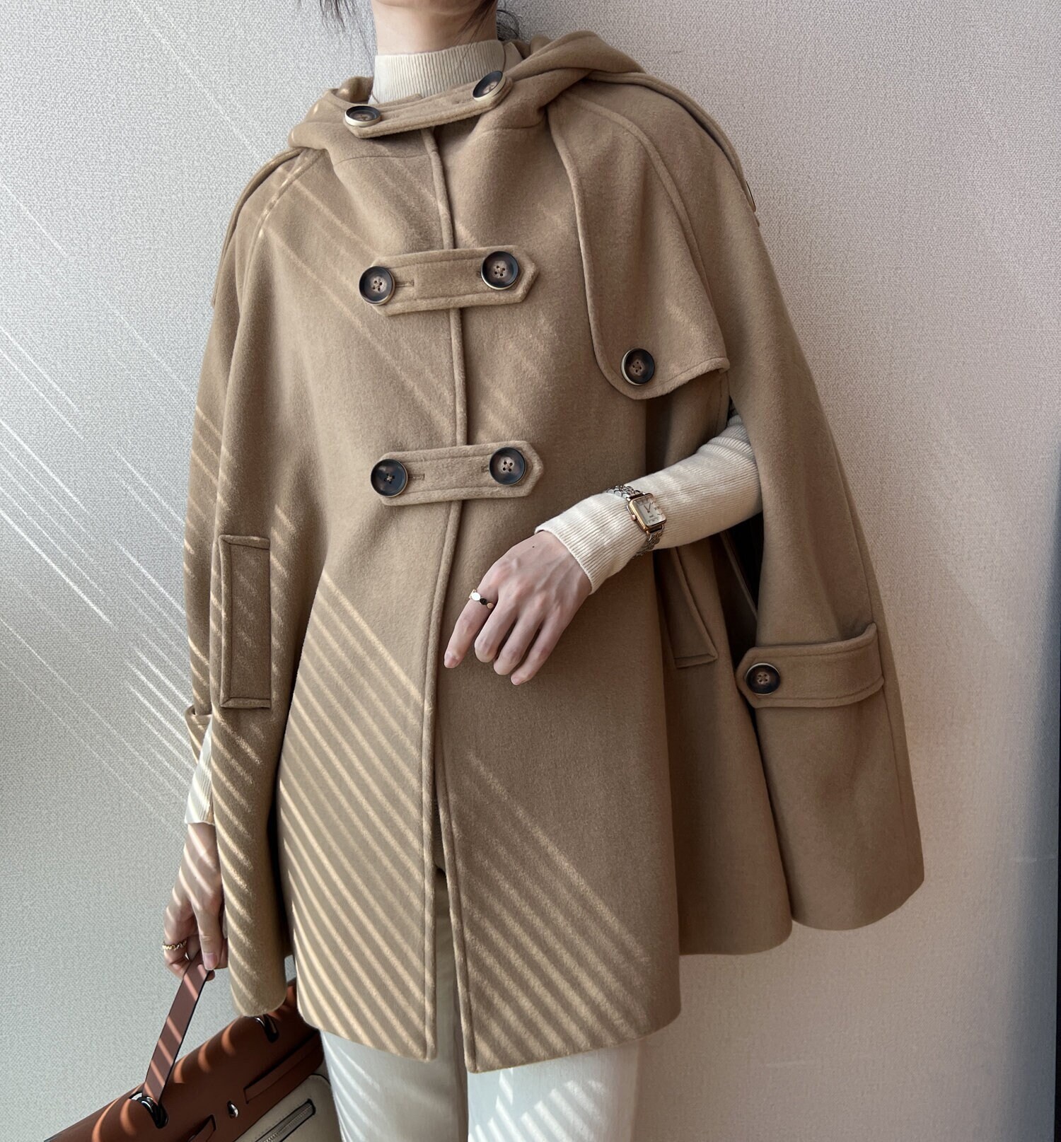 Poncho store style coat