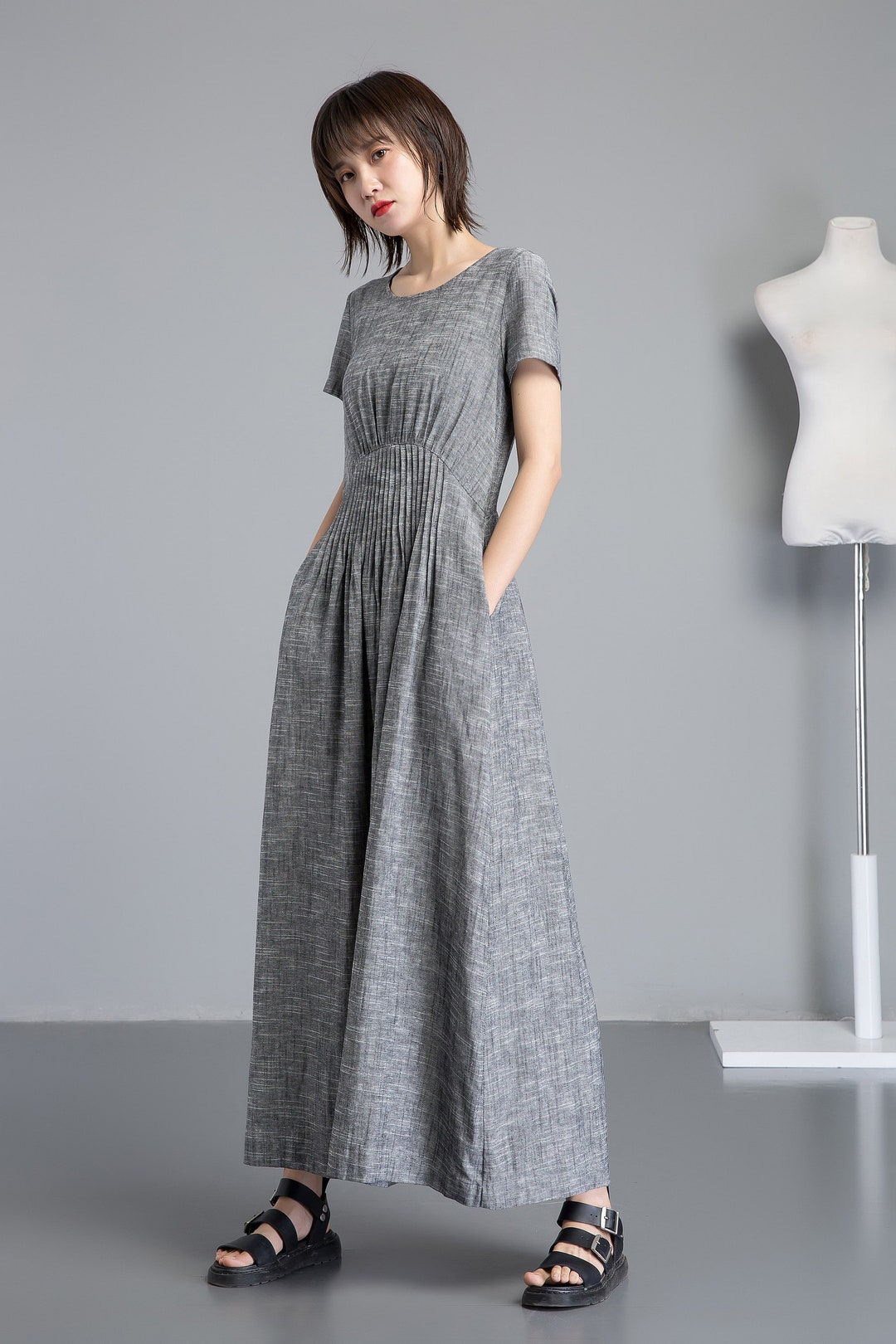 Linen Dress Linen Maxi Dress Womens Dress Long Linen Maxi - Etsy