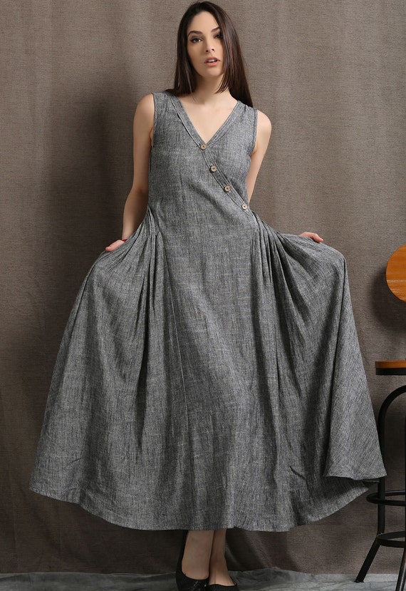 linen dress ladies