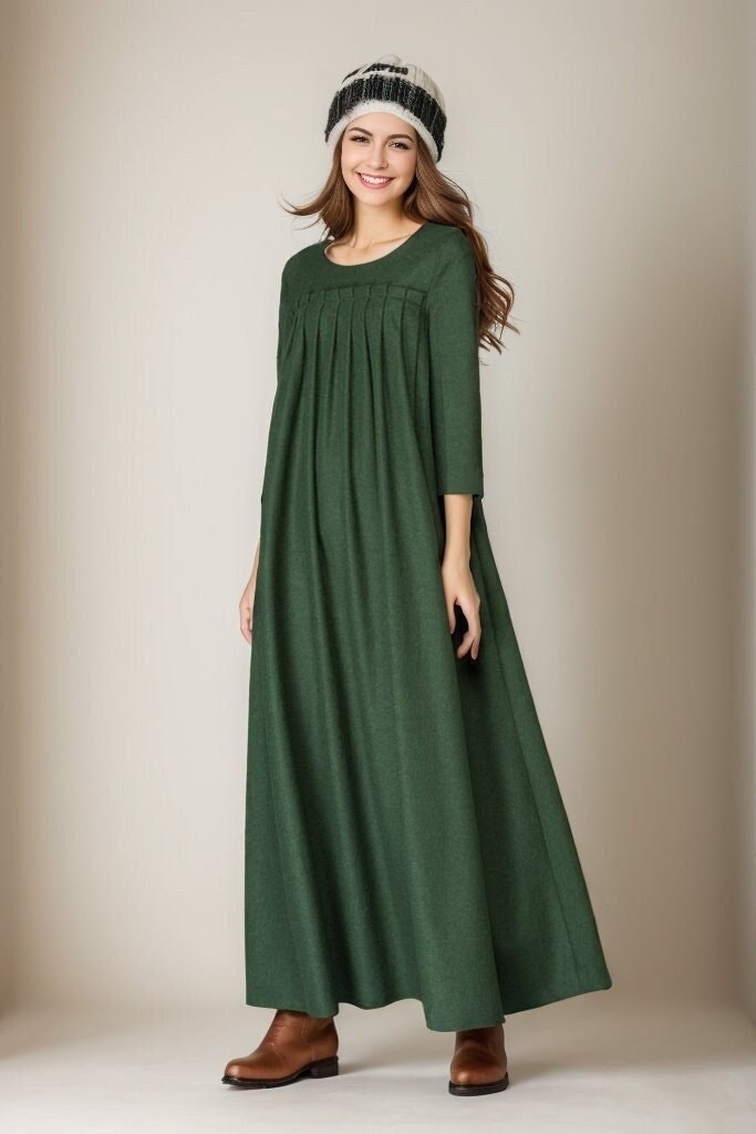 knee length dresses for ladies Brooklyn Reversible Merino Wool Dress - Ochre  Brooklyn Reversible Dress