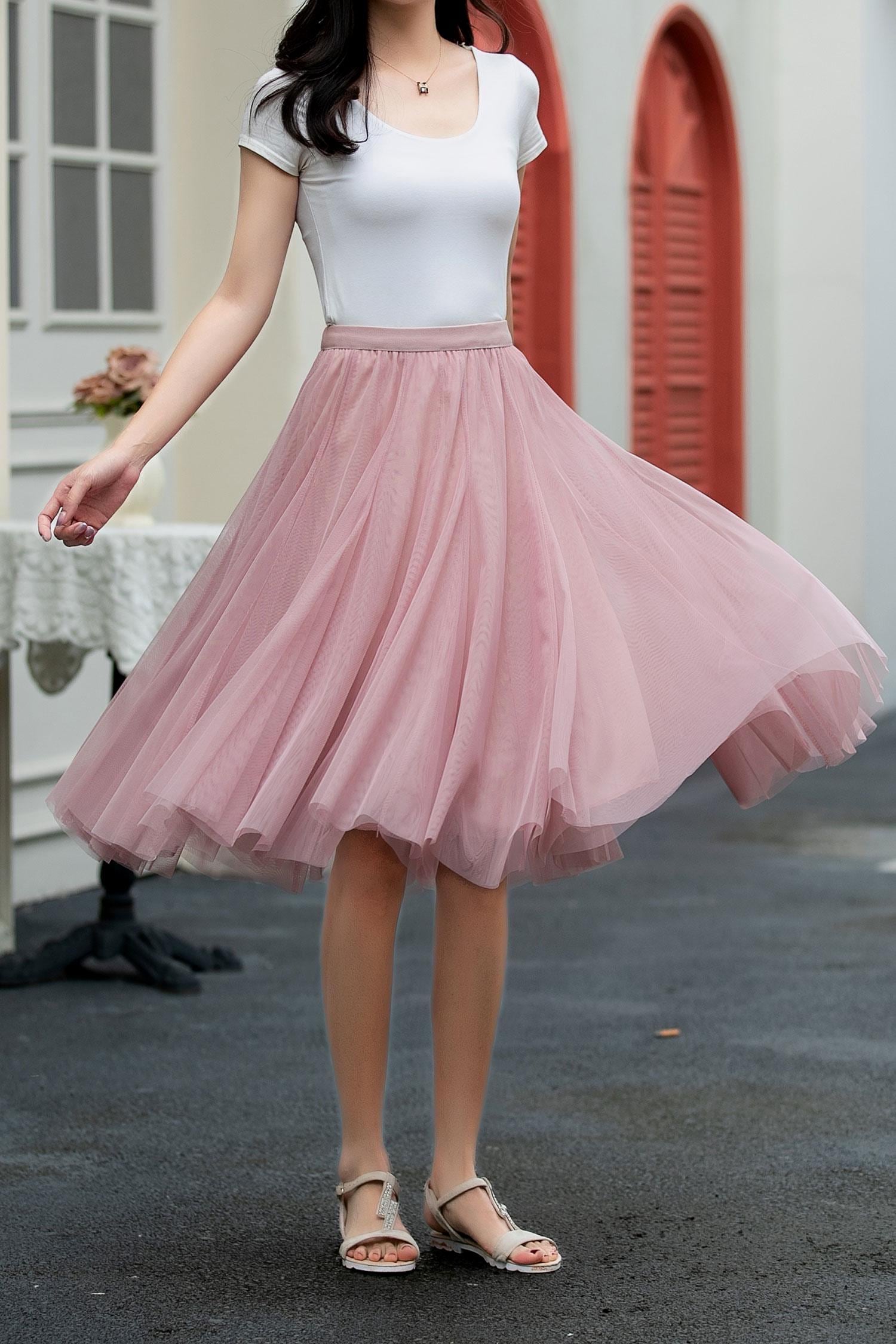 Metallic Skirt Womens Pleated Short Braces Skirt Pink Y2k Pink