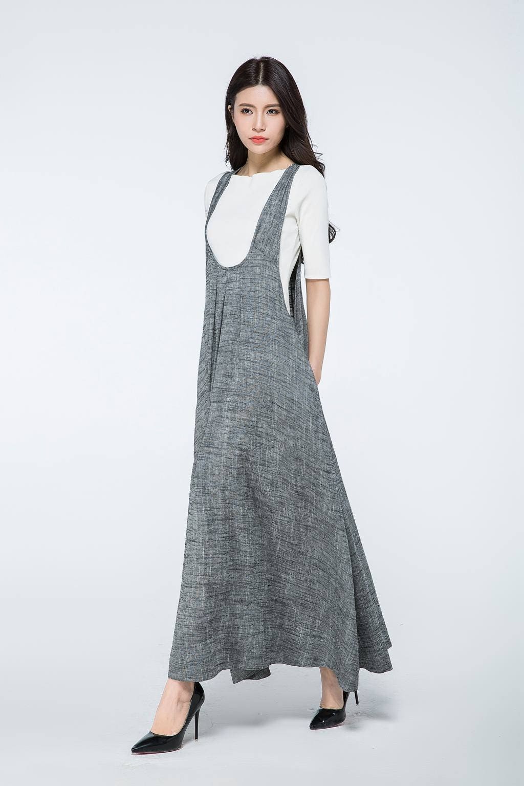 Overall cheap dress linen