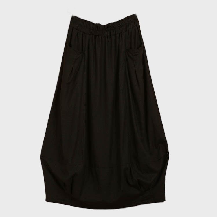 Linen Skirt Long Linen Skirt Casual Linen Skirt Brown Linen Etsy Canada