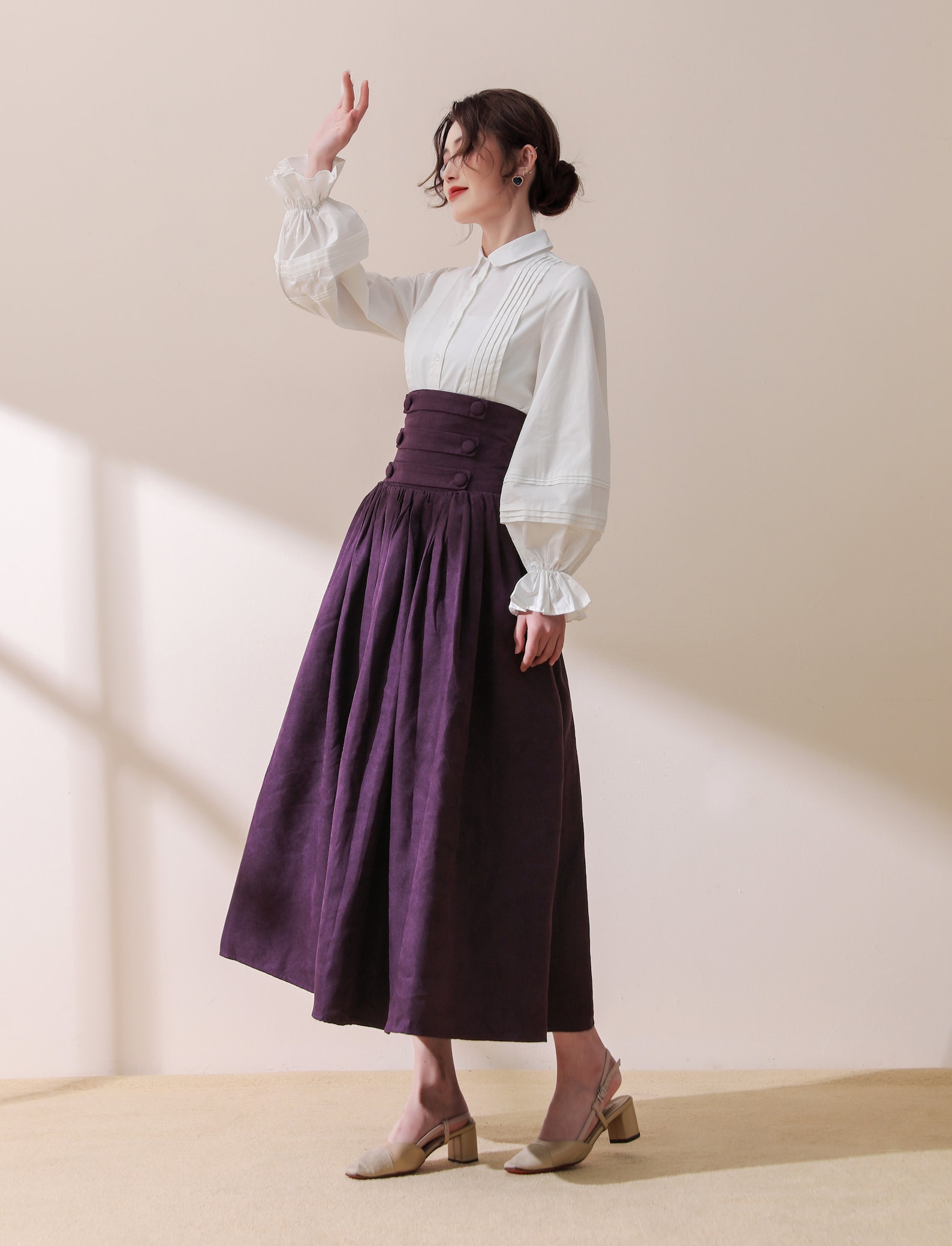 Long Lantern Sleeve Shirt main image 0