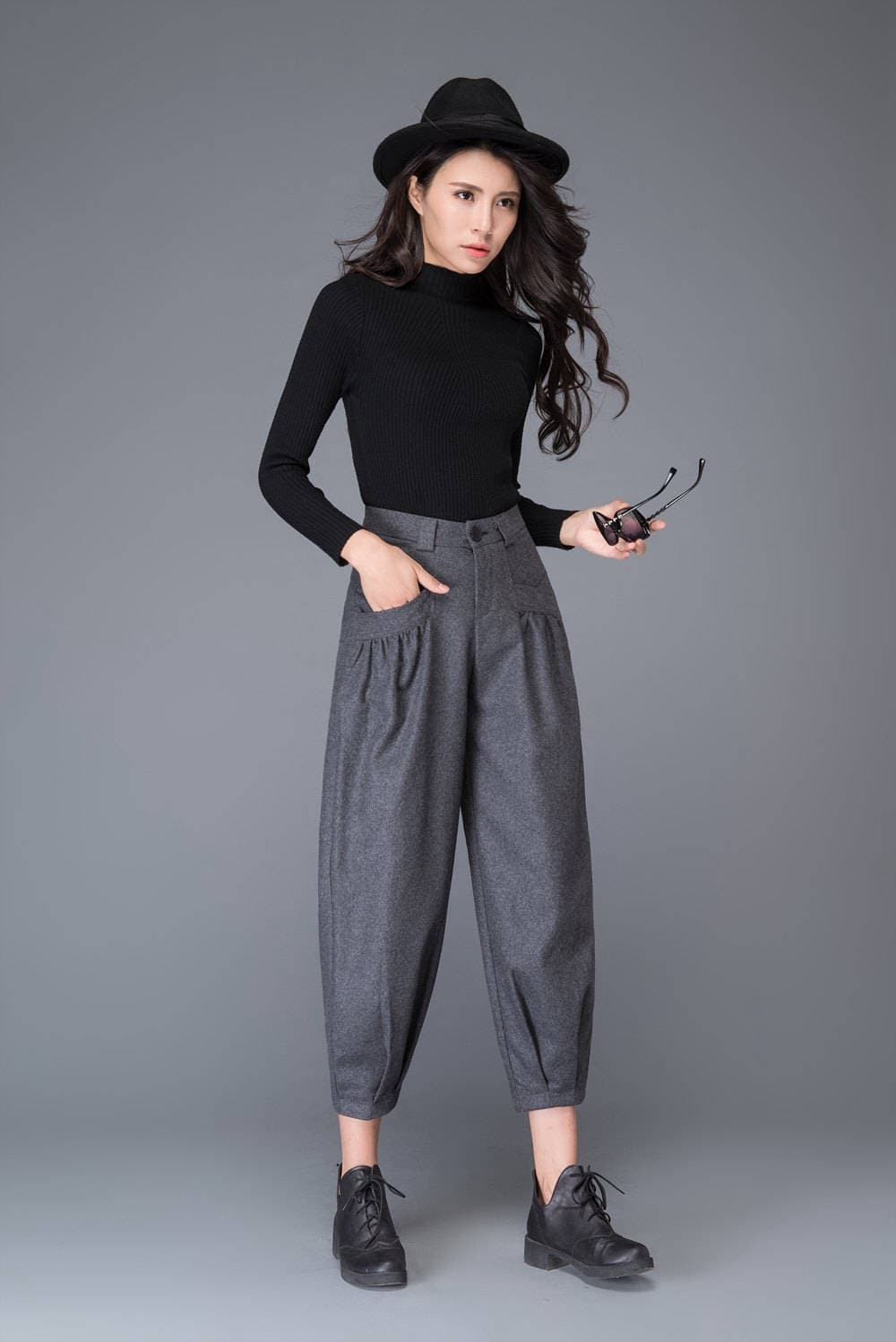 Wool Pants, Long Wool Pants, Winter Pants Women, Warm Pants, Womens Pants, Casual  Pants, Handmade Pants, Autumn Winter Outwear C999 