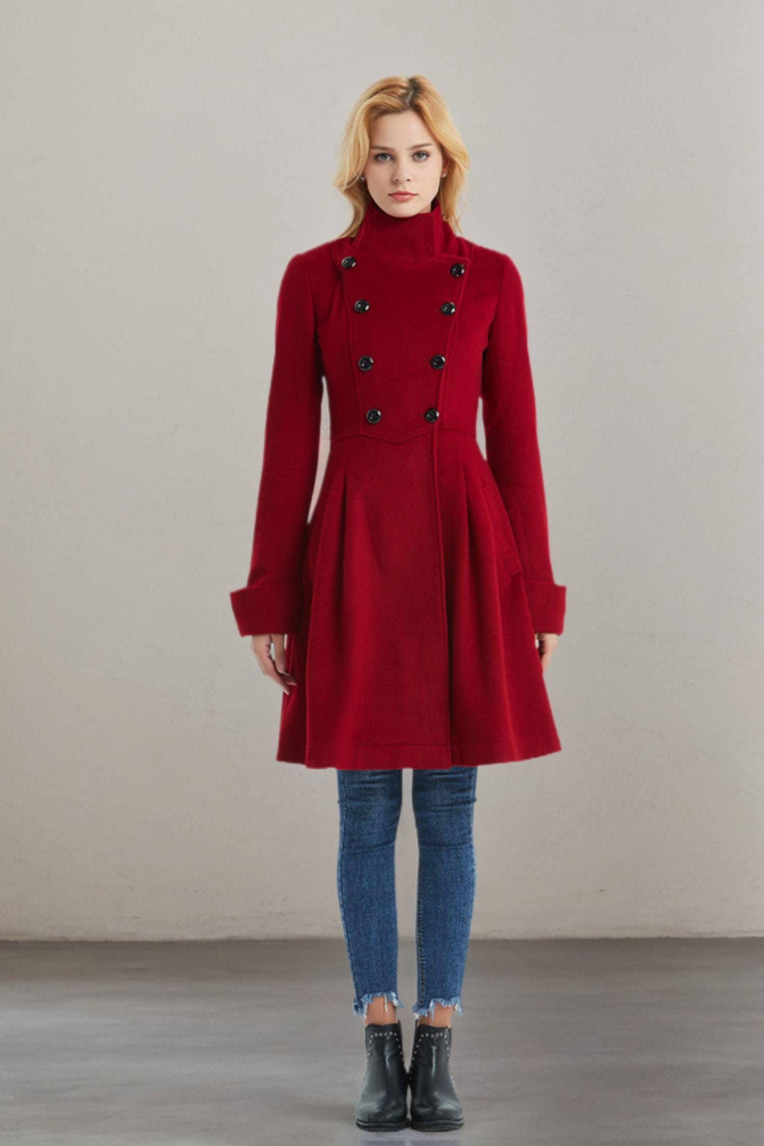 Wool Coat, Midi Coat, Womens Wool Coat, Winter Coat Women, A Line Coat, Overcoat, Retro Wool Coat, Peacoat, Handmade Coat, Ylistyle C4422 - Etsy Wool Coat, Midi Coat, Womens Wool Coat, Winter Coat Women, A Line Coat, Overcoat, Retro Wool Coat, Peacoat, Handmade Coat, Ylistyle C4422 - Etsy
