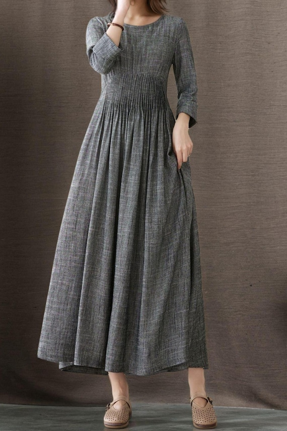 chinese dress ladies A Line Straps Midi Length Prom Dress,Casual Dress Y4582 – Simplepromdress main image 1