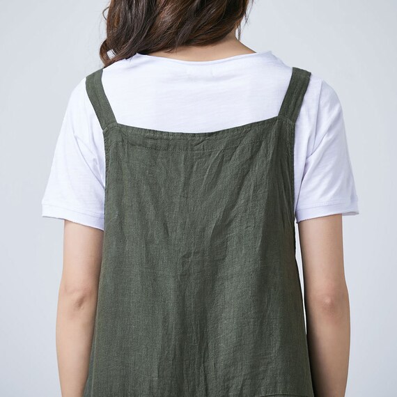 Linen maternity overalls sale