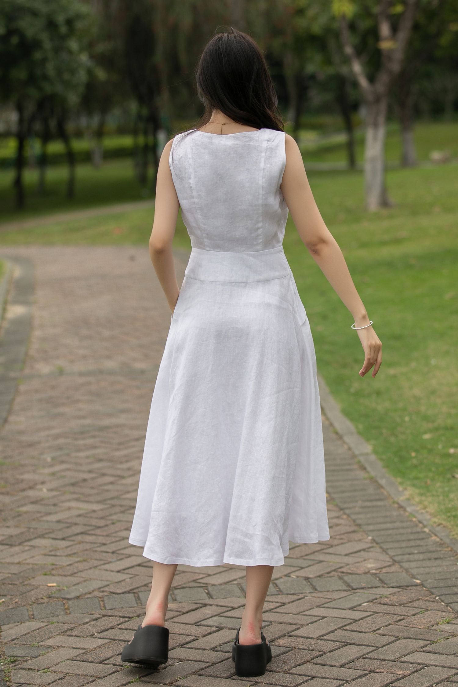 Nola Linen Slip Dress