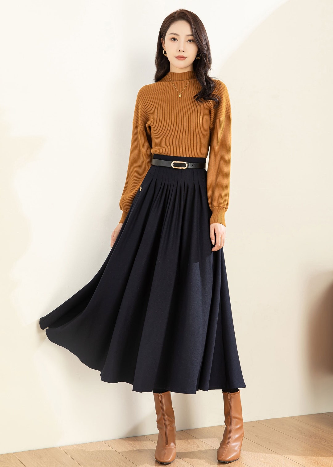 【Anyone more】Washa pleated midi skirt il_1080xN.5313974466_4l0s.jpg