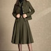 AVG-AL131 BLACK WINTER WOOL SKIRT 0 main image 1