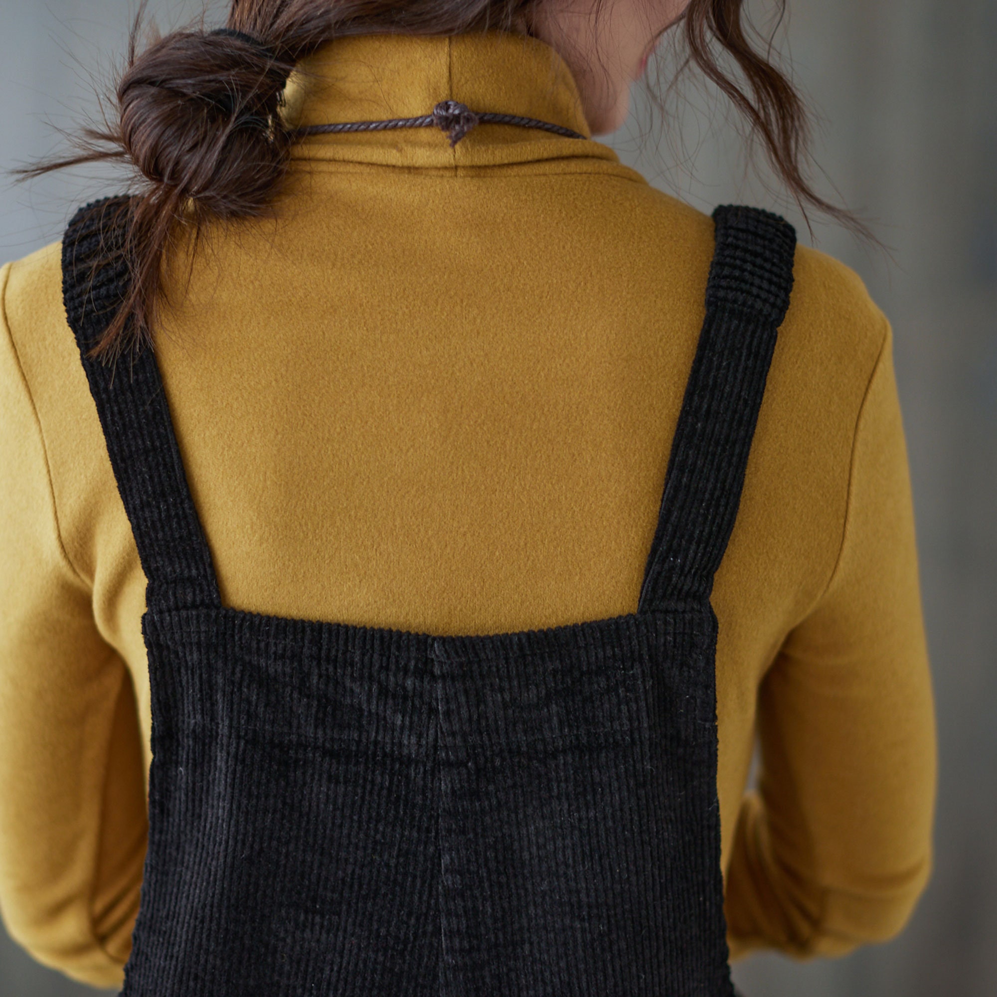 Plus Size Corduroy Overalls Women, Retro Black Overalls Plus Size Corduroy Overalls Women, Retro Black Overalls