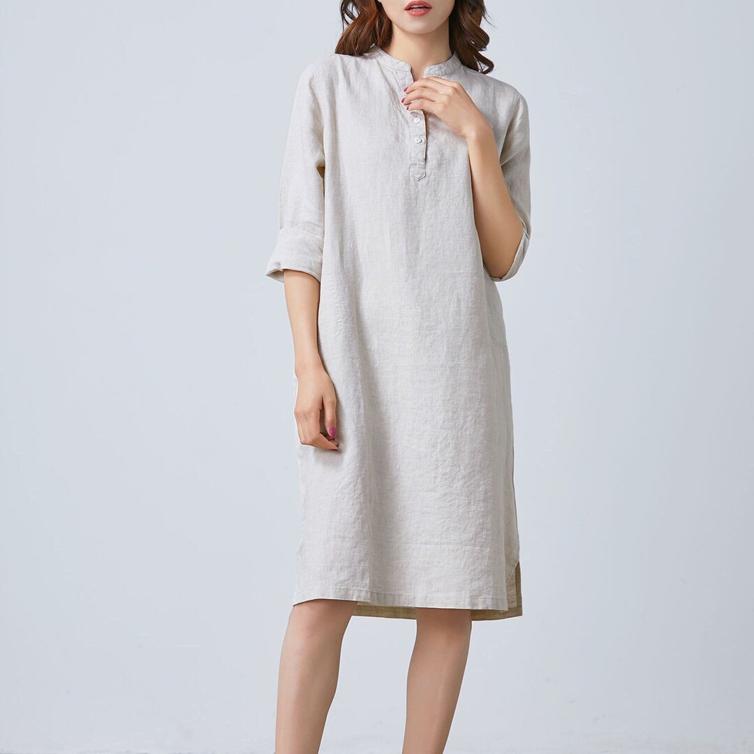 long-linen-shirt-casual-shirt-shirt-long-sleeve-linen-tunic-shirt