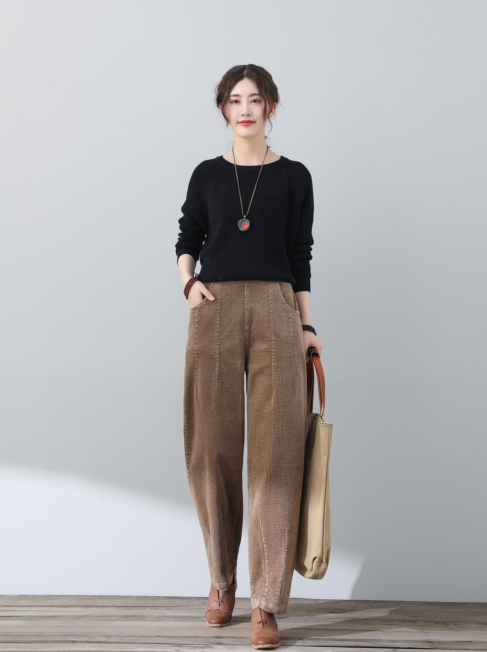 Wide Leg Corduroy Pant