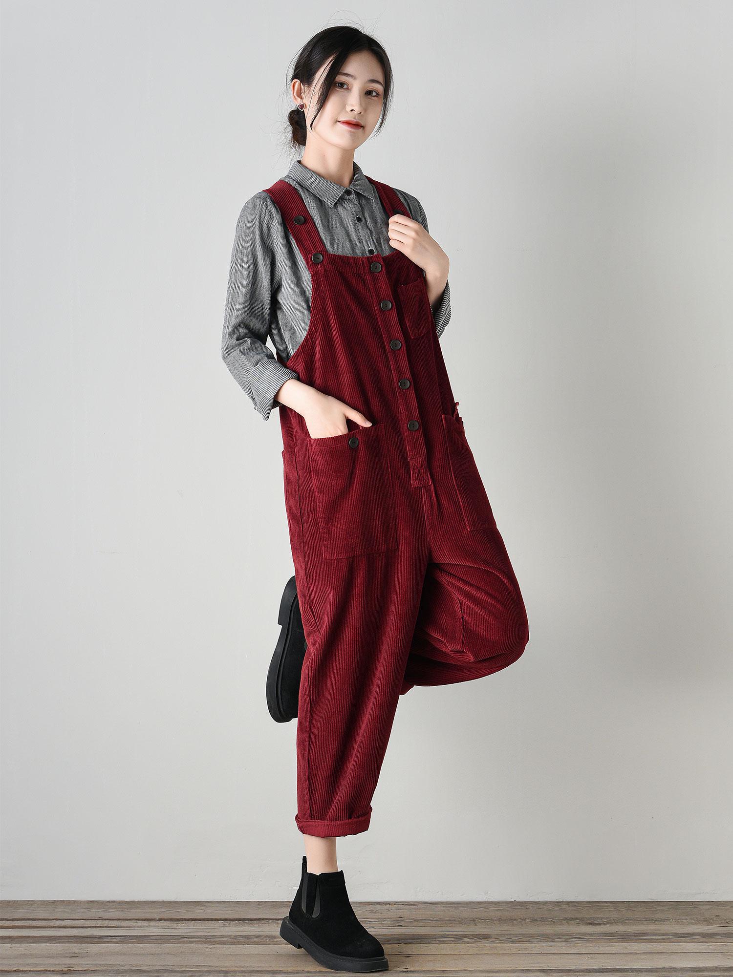 パンツ 1970s corduroy jumpsuit Vintage 70s corduroy jumpsuit - Gem