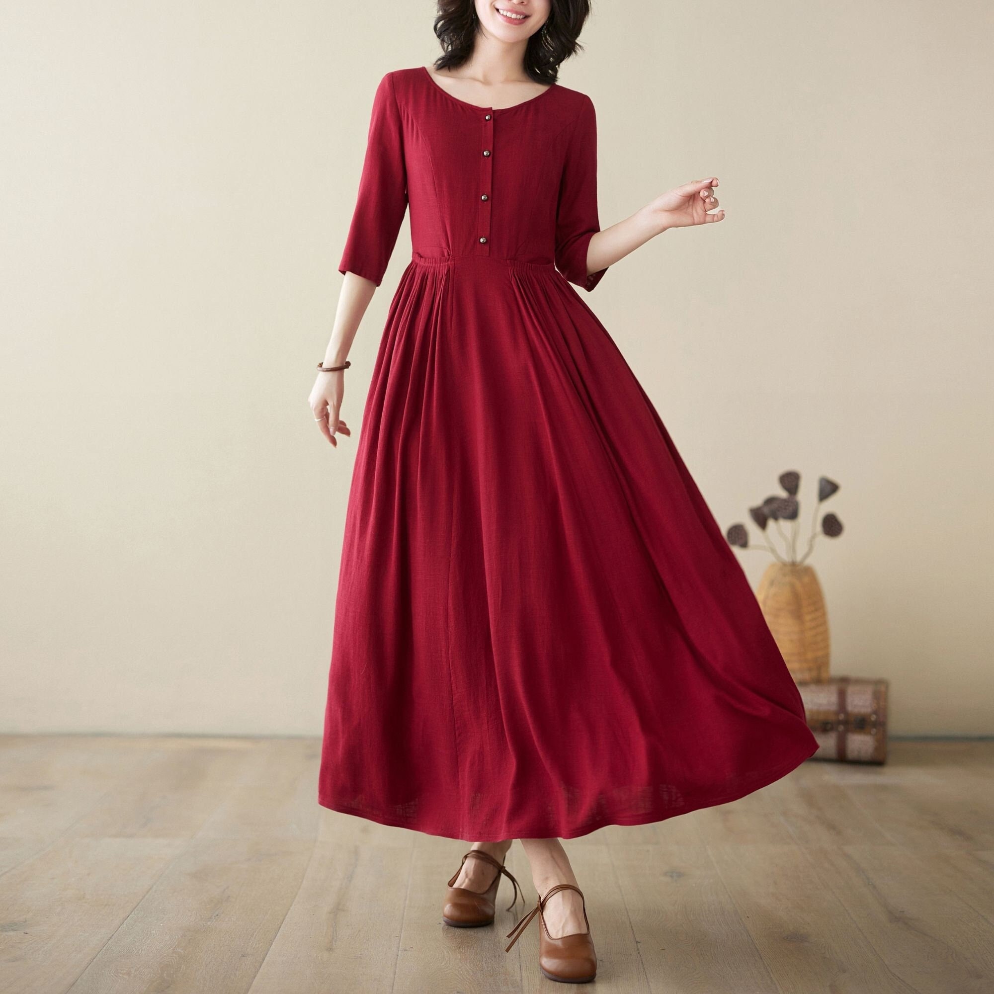 Fit N Flare Maxi Dress Long Sleeve - Etsy Fit N Flare Maxi Dress Long Sleeve - Etsy