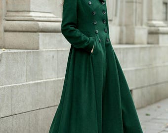 green dress coat womens Emerald Green Silk Slip Dress – Lé Silk