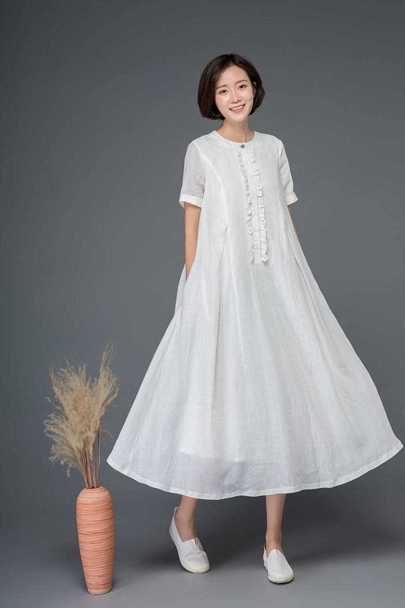 loose linen dress