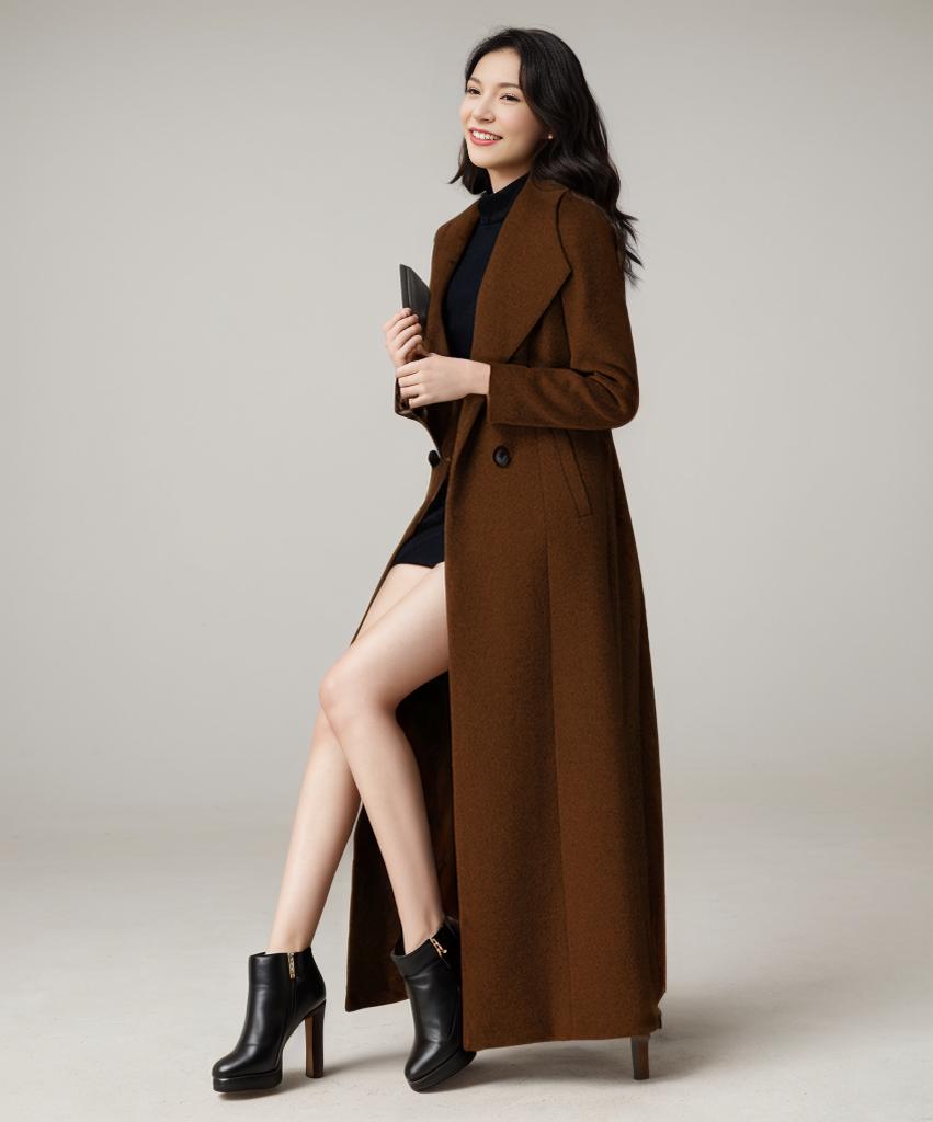 ジャケット・アウター vintage wool double chester coat brown L Wesley Men's Wool Jacket - Brown | Buffalo Jackson