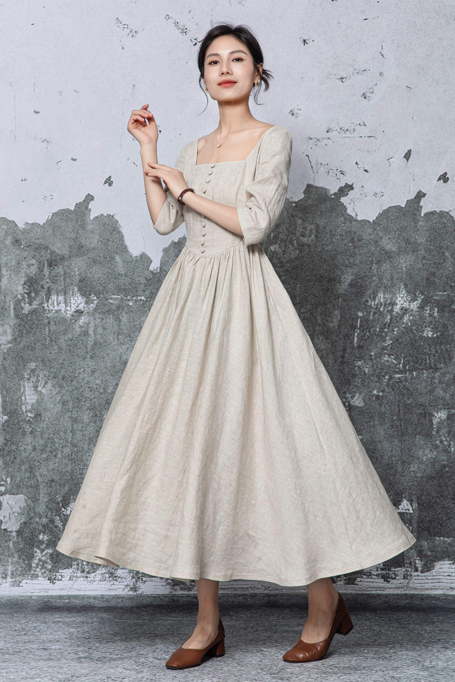 Empire Waist Swing Dress