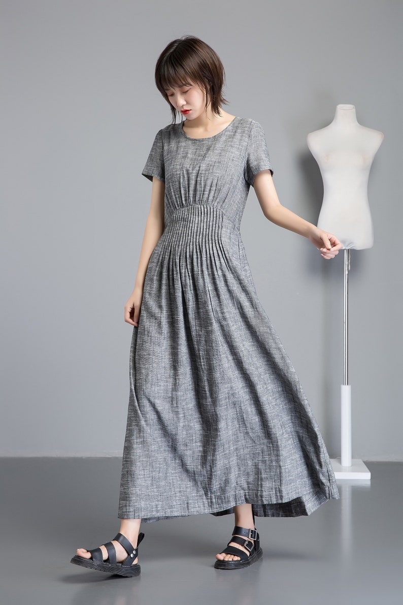 Linen Dress Linen Maxi Dress Womens Dress Long Linen Maxi - Etsy