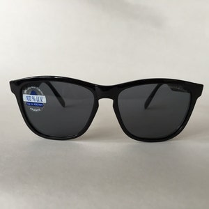 vintage 80&#39;s Bolle Acrylex 473 black sunglasses gray lenses rare