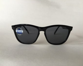 vintage 80's Bolle Acrylex 473 black sunglasses gray lenses rare