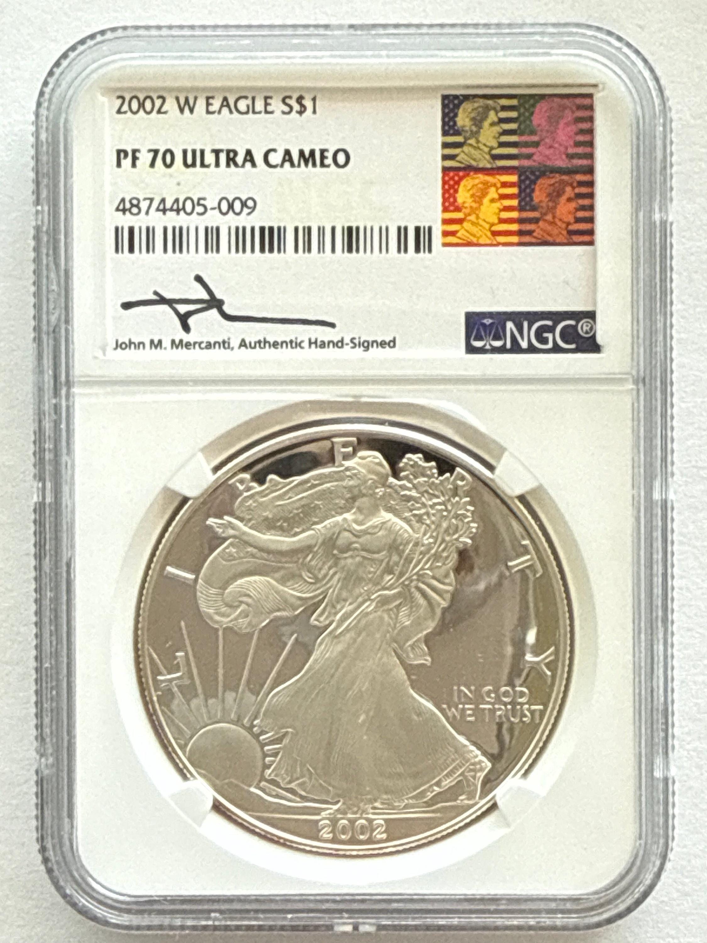 Ultra Cameo Silver Eagle - Etsy