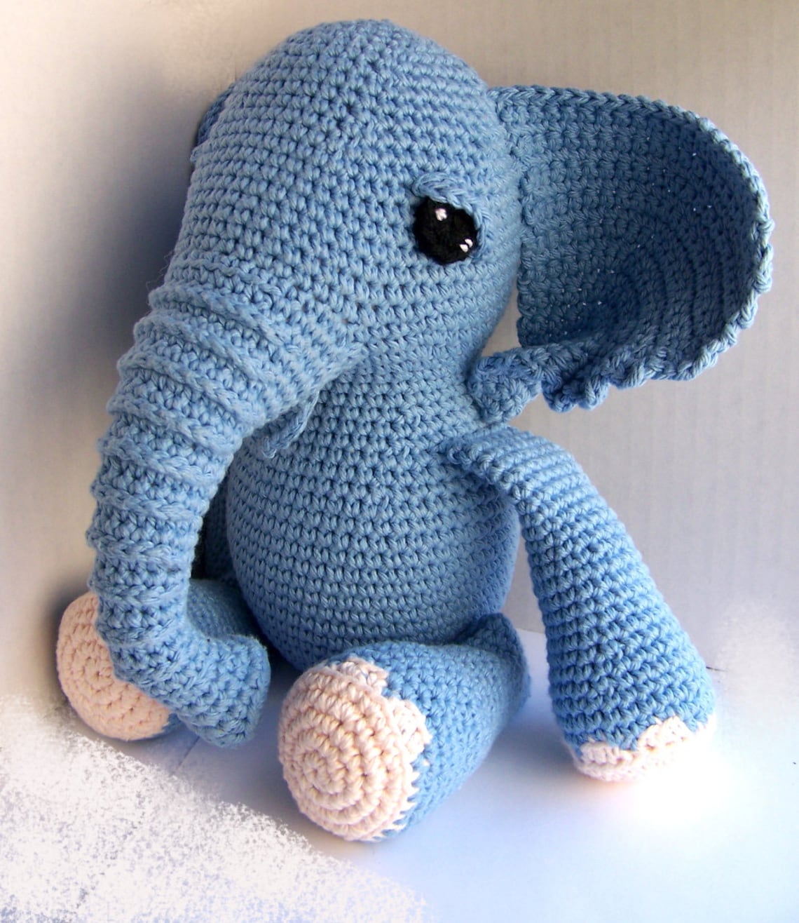 Crochet PatternBaby Elephant with tree logToy Etsy