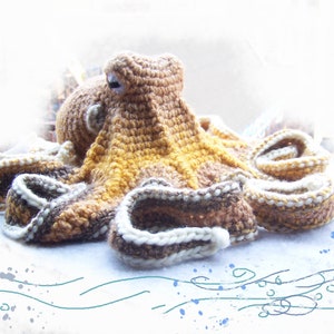 Crochet Pattern Realistic Octopus-Amigurumi Pattern Octopus-Stuffed Octopus-Amigurumi Octopus-Toy Octopus-Realistic Octopus Plush-Tutorial image 9