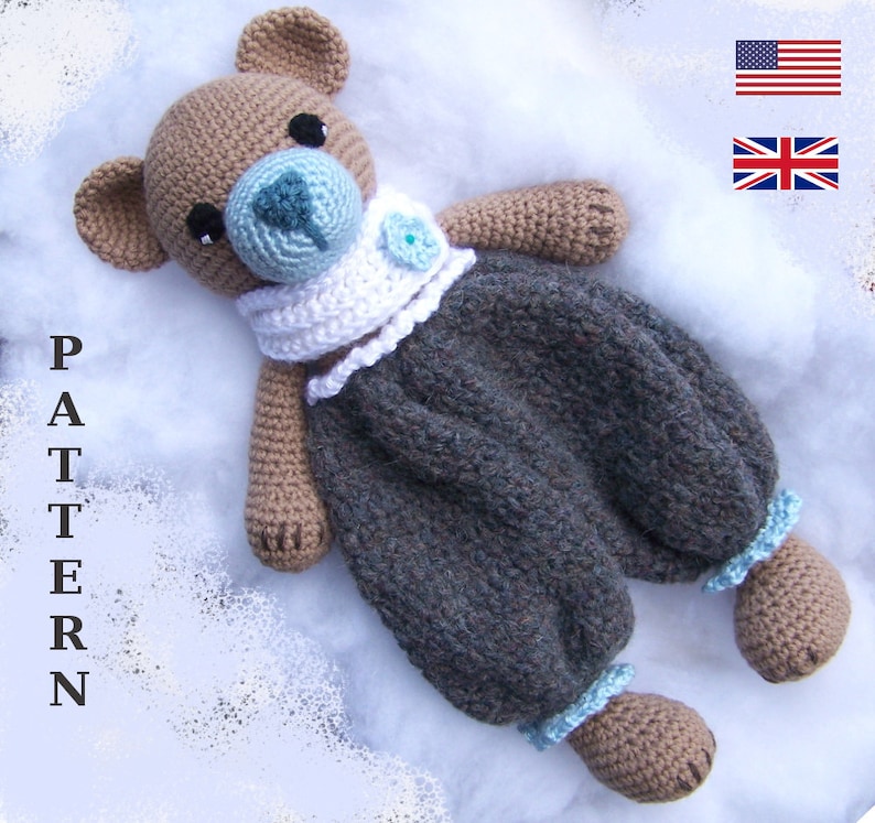 Crochet Bear Patterncrochet Rag Doll Bear Patternamigurumi Etsy