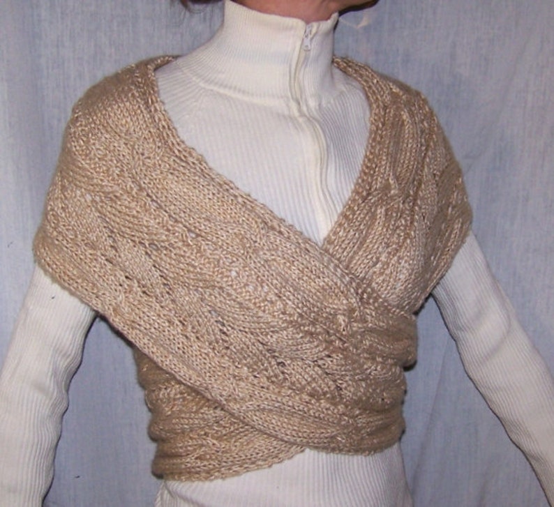 Instant download Knitting Pattern Wrap Sweater for Women Etsy
