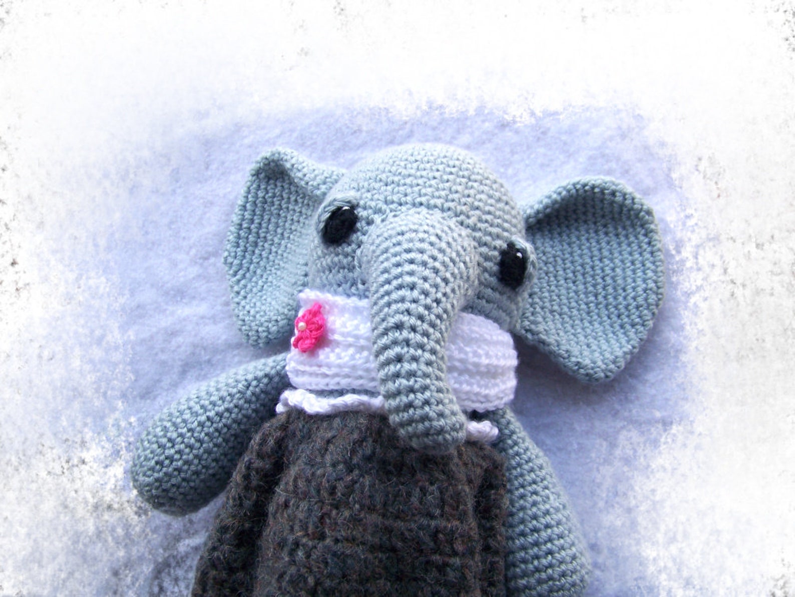 Crochet Pattern ElephantCrochet Rag Doll ElephantAmigurumi Etsy