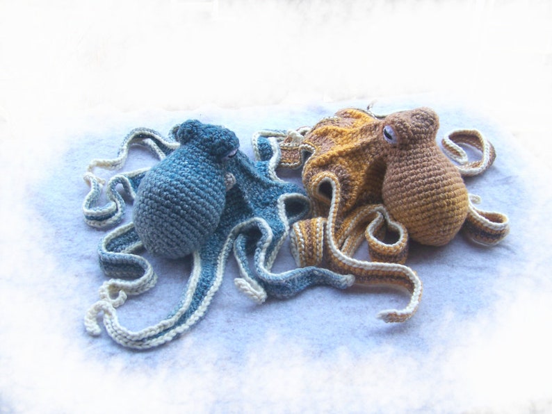 Crochet Pattern Realistic Octopus-Amigurumi Pattern Octopus-Stuffed Octopus-Amigurumi Octopus-Toy Octopus-Realistic Octopus Plush-Tutorial image 10