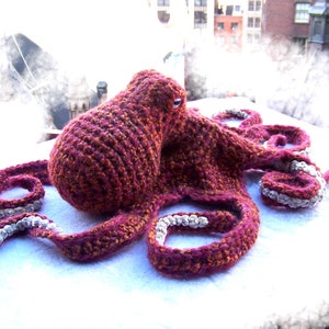 Crochet Pattern Realistic Octopus-Amigurumi Pattern Octopus-Stuffed Octopus and Crochet Stone-Amigurumi Octopus-Octopus Softie-Toy Octopus image 6