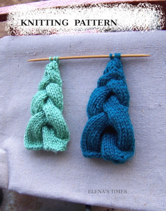 Knitting Pattern Christmas Tree Handmade Ornament Knit Etsy