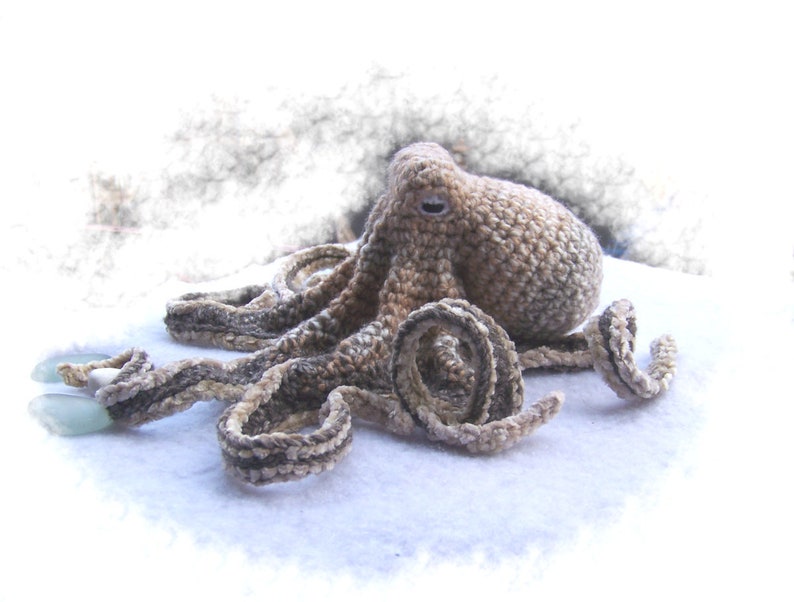 Crochet Pattern Realistic Octopus-Amigurumi Pattern Octopus-Stuffed Octopus-Amigurumi Octopus-Toy Octopus-Realistic Octopus Plush-Tutorial image 7