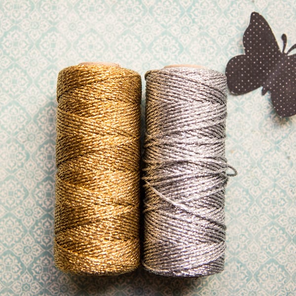 Metallic Twine Etsy